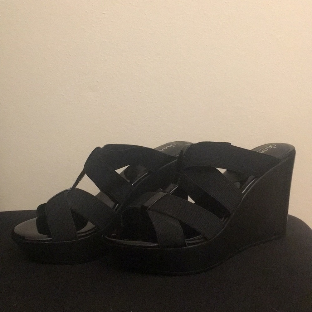Charles by Charles Davis Platform Wedge Sandals